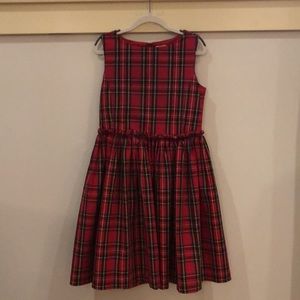Girls J crew dress | Plaid | Colour red | Size 10
